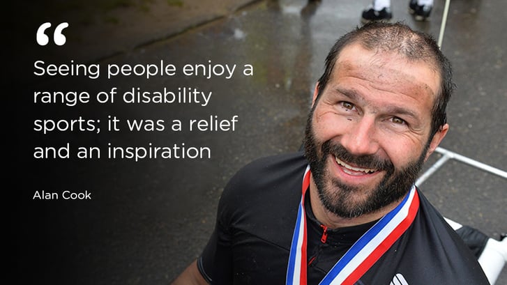 Alan cook elated after completing a race_Seeing folk compete and enjoy sport in a wheelchair_ it was a relief and an inspiration-2