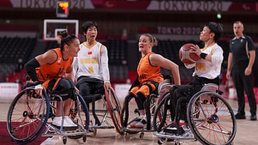 Netherlands versus China Tokyo 2020 final wheelchair basketball IWBF
