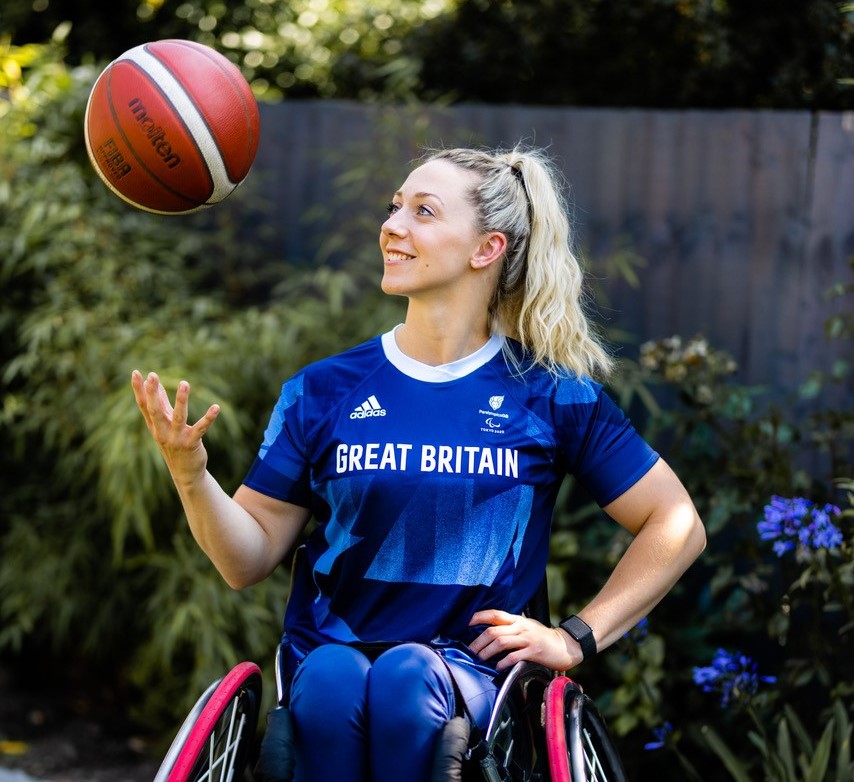 Sophie Carrigill - Wheelchair Basketball Player in Paralympics GB uniform